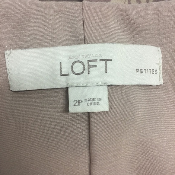 Loft pink floral print sleeveless sheath dress - Picture 10 of 11